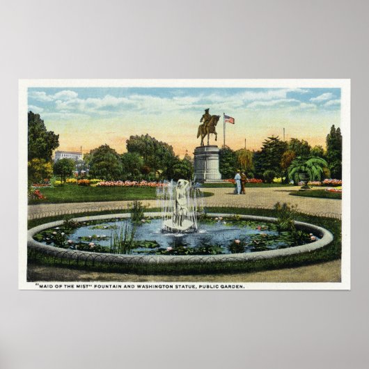 Maid of the Mist Fountain, Washington Statue Poster (Voorkant)