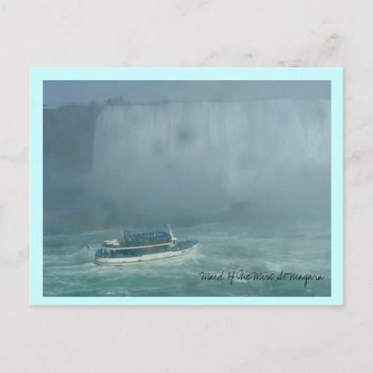 Maid of the Mist in Niagara Briefkaart (Voorkant)
