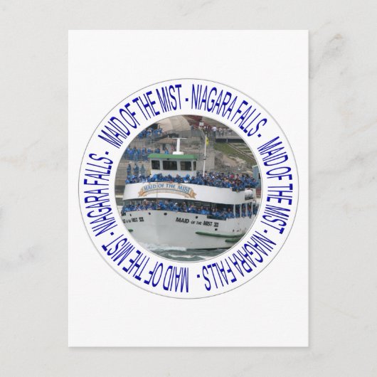 Maid of the mist - Niagara Herfsten Briefkaart (Voorkant)
