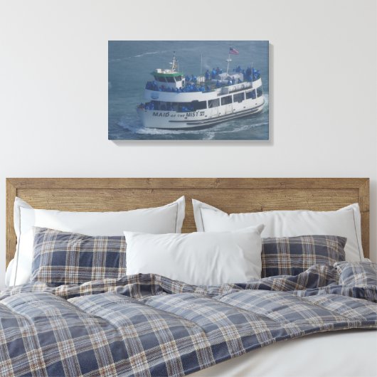 Maid of the mist on the Niagara Canvas Afdruk (Insitu (Slaapkamer))