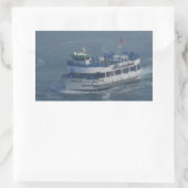 Maid of the mist on the Niagara Rechthoekige Sticker (Tas)