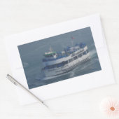 Maid of the mist on the Niagara Rechthoekige Sticker (Envelop)