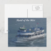 Maid of the mist on the Niagara river . Briefkaart (Voorkant / Achterkant)