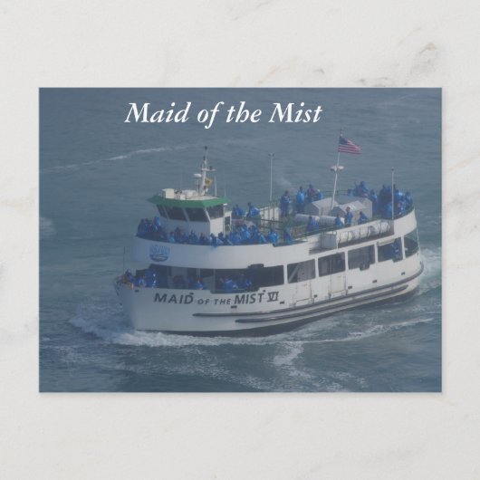 Maid of the mist on the Niagara river . Briefkaart (Voorkant)