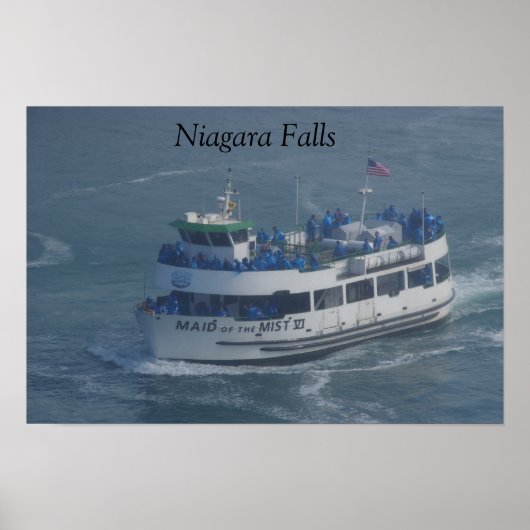 Maid of the mist on the Niagara River Poster (Voorkant)