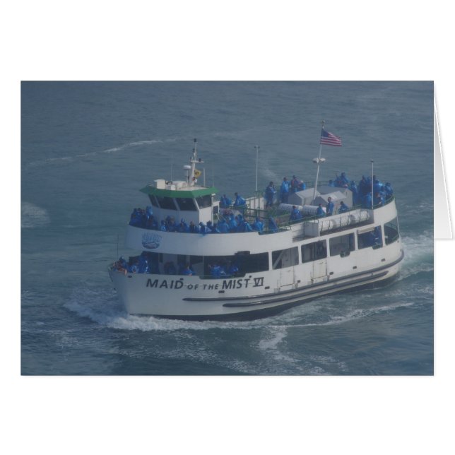 Maid of the mist op de Niagara rivier . (Voorkant Horizontaal)