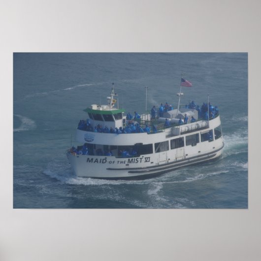 Maid of the mist op de Niagara rivier Poster (Voorkant)