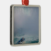 Maid of the Mist Rainbow Niagara Herfsten, Canada Metalen Ornament (Rechts)