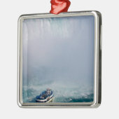 Maid of the Mist Rainbow Niagara Herfsten, Canada Metalen Ornament (Links)