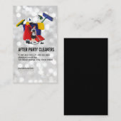 Maid / Party Cleaners / Bokeh Visitekaartje (Voorkant / Achterkant)