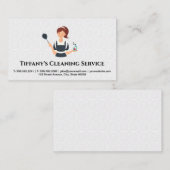 Maid | Reinigingsdienst | TEGEL Visitekaartje (Voorkant / Achterkant)
