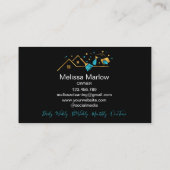 Maid Residentiële Commerciële Schoonmaak Huishoudi Visitekaartje (Achterkant)