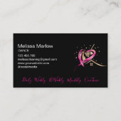 Maid Residentiële en Commerciële Schoonmaak Duster Visitekaartje (Achterkant)