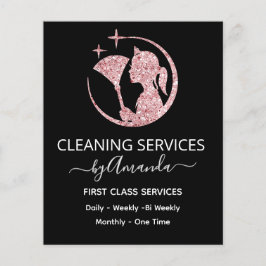 Maid Roos Roze Schoonmaakservice Flyer