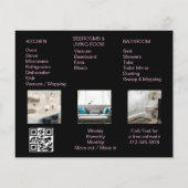 Maid Schoonmaak Huis QR Code Sparkling Business (Achterkant)