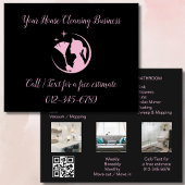 Maid Schoonmaak Huis QR Code Sparkling Business