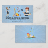 Maid | Vacuüm Visitekaartje (Voorkant / Achterkant)