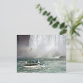 Maïd van de romp die de Herfst binnenkomt Briefkaart (Staand voorkant)