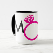 MAID VAN HONOR DIAMOND RING HOT PINK