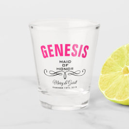 MAID VAN HONOR WEDDING ARTIJ SHOT GLASS SHOT GLAS