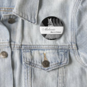 MAID VAN HONOR Wedding Button SILVER Gowns V2 (In situ)