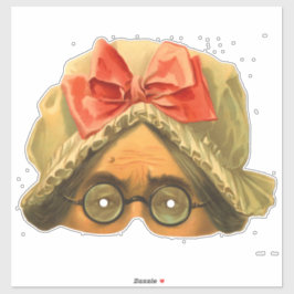 Maid -  Victoriaans Masker Sticker