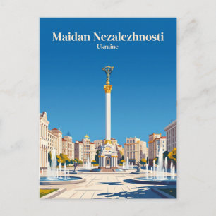 Maidan Nezalezhnosti Oekraine Briefkaart
