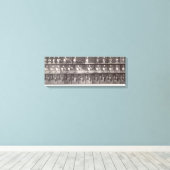 Maïde die een emmer water gooit, bord 404 uit 'A Canvas Afdruk (Insitu (Houten vloer))