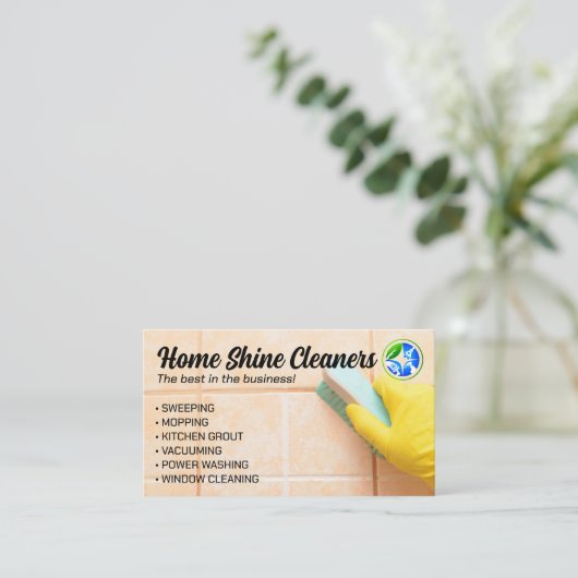 Maïde Tegels in de badkamer Visitekaartje (Staand voorkant)