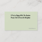 Maïde Visitekaartjes (Achterkant)