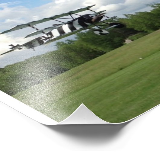 Maiden Flight - Fokker DR.1 Triplane 239/17 Foto Afdruk (Hoek)