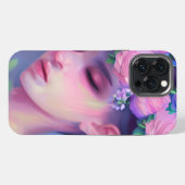  Maiden Flowers in Hair Etherische Kunst iPhone Hoesje (Achterkant horizontaal)