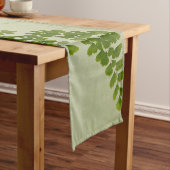 Maiden Hair Fern Frond Korte Tafelloper (Voorbeeld)