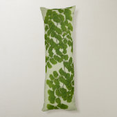 Maiden Hair Fern Frond Lichaamskussen (Achterkant (Verticaal))