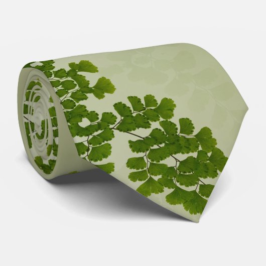 Maiden Hair Fern Frond Stropdas (Opgerold)