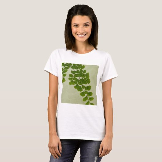 Maiden Hair Fern Frond T-shirt (Voorkant volledig)