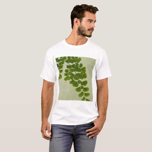 Maiden Hair Fern Frond T-shirt (Voorkant volledig)