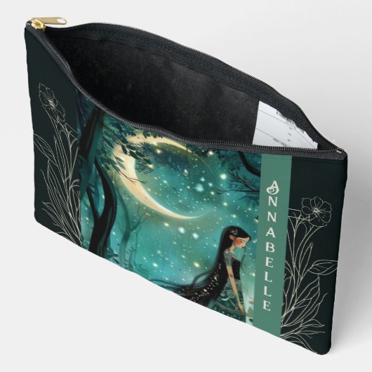 Maiden in de Moonlight Kleine Accessoirezak Etui (Open)