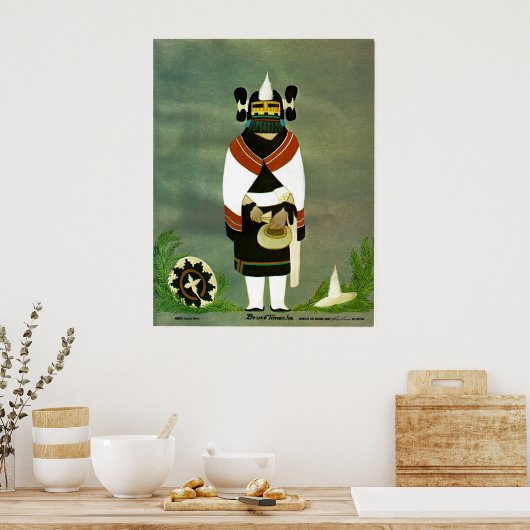 "Maiden"-kachinefdruk Poster (Keuken)