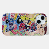Maiden (Maagd), Gustav Klimt,  Art Nouveau Case-Mate iPhone Case (Achterkant (horizontaal))