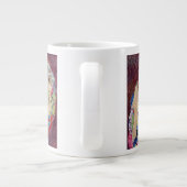 Maiden (Maagd), Gustav Klimt,  Art Nouveau Grote Koffiekop (Achterkant)