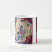 Maiden (Maagd), Gustav Klimt,  Art Nouveau Koffiemok (Voorkant links)