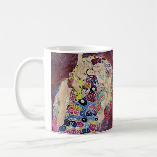 Maiden (Maagd), Gustav Klimt, Art Nouveau Koffiemok (Links)