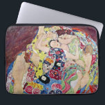 Maiden (Maagd), Gustav Klimt,  Art Nouveau Laptop Sleeve<br><div class="desc">De Maiden (ook bekend als The Virgin) (1913) van Gustav Klimt is een schilderij van het Victoriaans ERA Art Nouveau-symboliek. Verschillende vrouwen die in een bed met kleurrijke mozaïekpatroondekens paaien, stretchen en slapen. Over de kunstenaar: Gustav Klimt (1862-1918) was een Oostenrijkse symbolistische schilder en een van de meest prominente leden...</div>