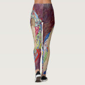 Maiden (Maagd), Gustav Klimt,  Art Nouveau Leggings (Achterkant)