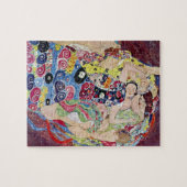 Maiden (Maagd), Gustav Klimt,  Art Nouveau Legpuzzel (Horizontaal)