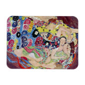 Maiden (Maagd), Gustav Klimt,  Art Nouveau Magneet (Horizontaal)