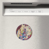 Maiden (Maagd), Gustav Klimt,  Art Nouveau Magneet (Insitu (Vaatwasser))