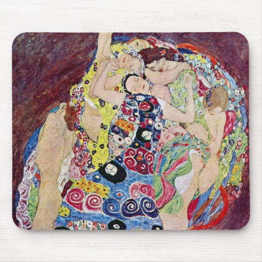 Maiden (Maagd), Gustav Klimt,  Art Nouveau Muismat (Voorkant)