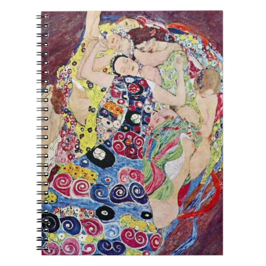 Maiden (Maagd), Gustav Klimt,  Art Nouveau Notitieboek (Voorkant)